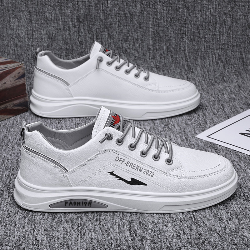 Men's shoes autumn breathable 2022 new Korean version of the trend white shoes high-top canvas shoes all-match casual small white tide shoes