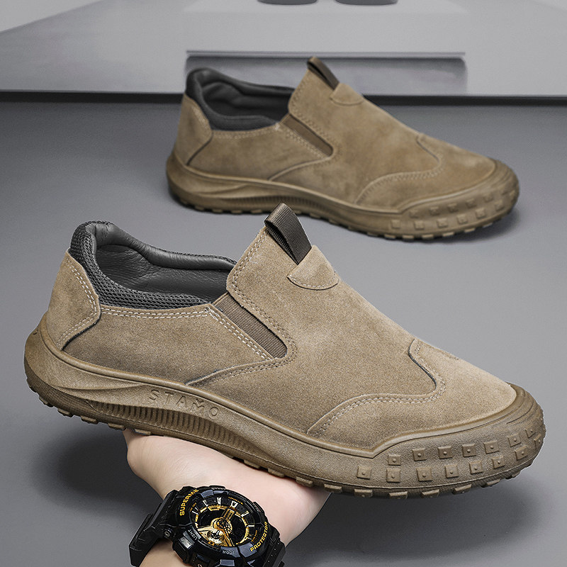 Giày bảo hộ lao động nam dành cho công trường xây dựng mùa hè thể thao chống trơn trượt và chống mài mòn 2023 giày vải công sở một chân thông thường mới giày safety jogger giay lao dong nam