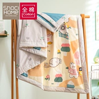 Хлопковое прохладное одеяло, детское летнее одеяло, летний комплект для школьников, 4 предмета