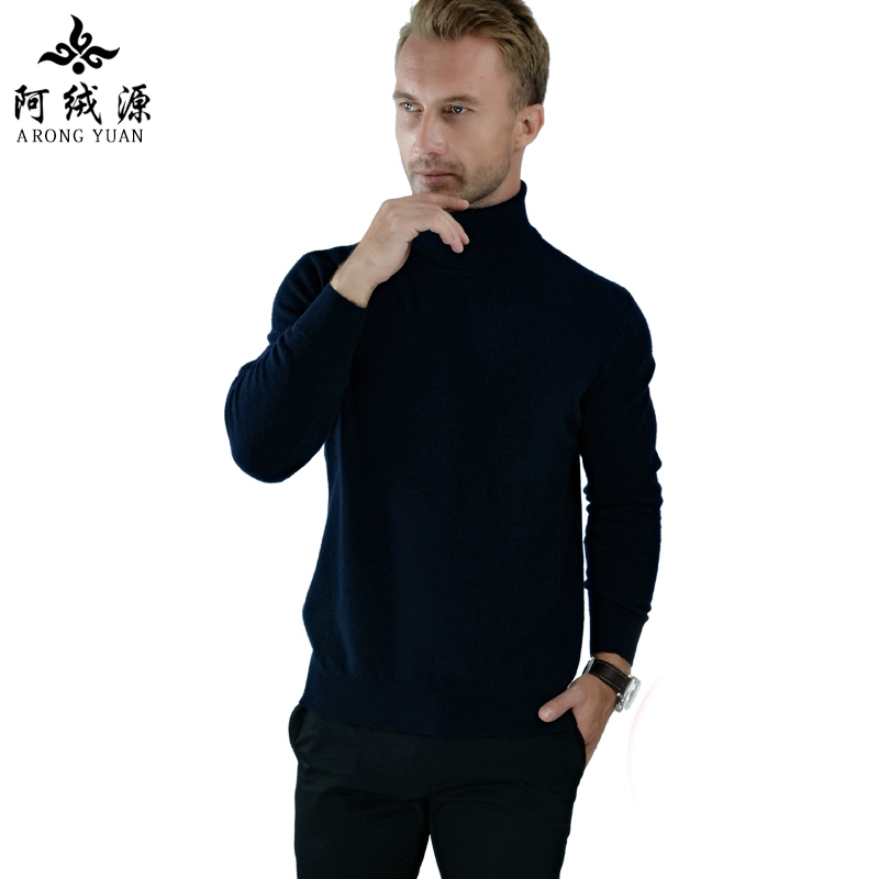 Một nguồn cashmere chính hãng có thể biến thành áo len cổ cao chạm đáy áo len Ordos City 100% cashmere - Kéo qua