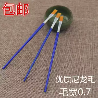 Plastic Rod nylon wool oil brush gouache watercolor industrial paint brush pens children hook line stroke