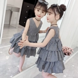 Платье, летняя юбка, летняя одежда, летний наряд маленькой принцессы, популярно в интернете