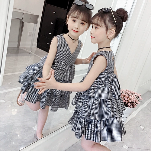 Платье, летняя юбка, летняя одежда, летний наряд маленькой принцессы, популярно в интернете