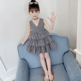 Платье, летняя юбка, летняя одежда, летний наряд маленькой принцессы, популярно в интернете