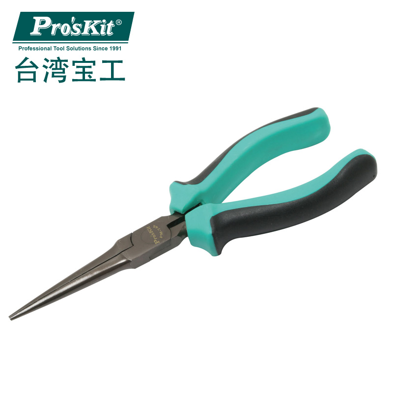 Taiwan PM - 746 5 inch double - color teeth fine mouth clamp long tip clamp needle clamp anti - rust slip