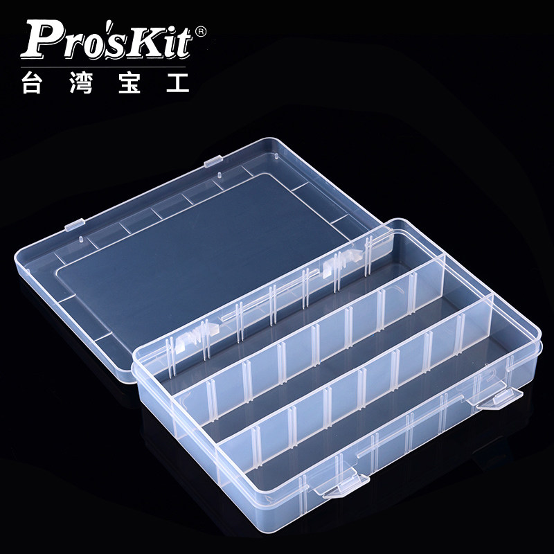 Taiwan Bao - Lai 24 Glass - resistant parts box hardware electronic components container box transparent material box 203-132E