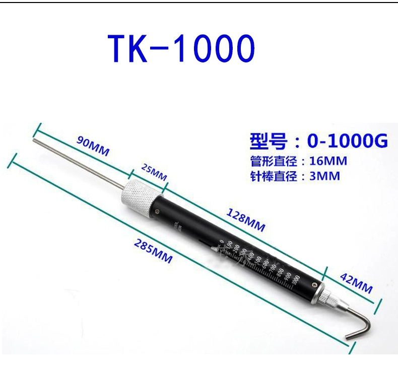 Lò xo lực kế TK-2000 máy đo lực căng hình ống máy đo lực thử nghiệm đôi khắc thang đo sức căng lực đẩy máy đo áp suất