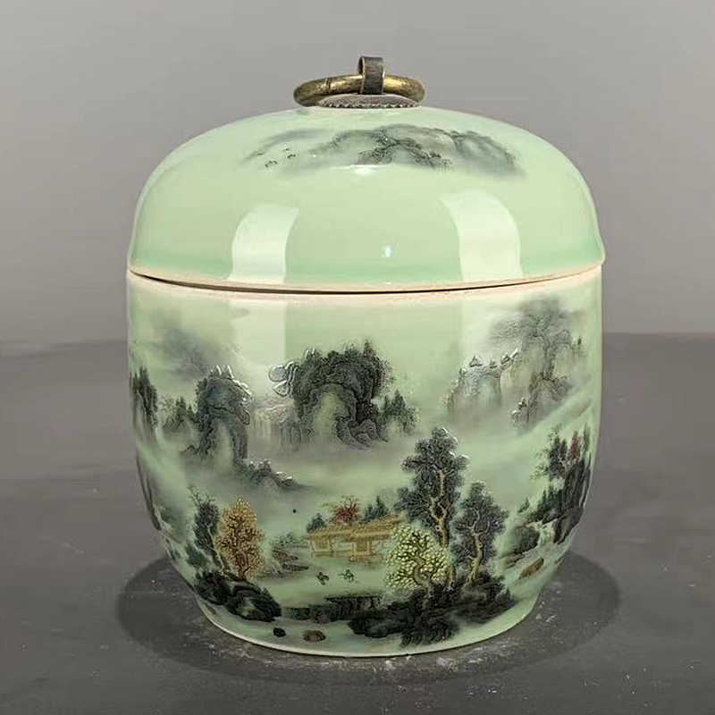 安】清時代 珍木紫檀 瓜稜紋茶葉罐 茶入 茶筒 細密毛彫 茶道具