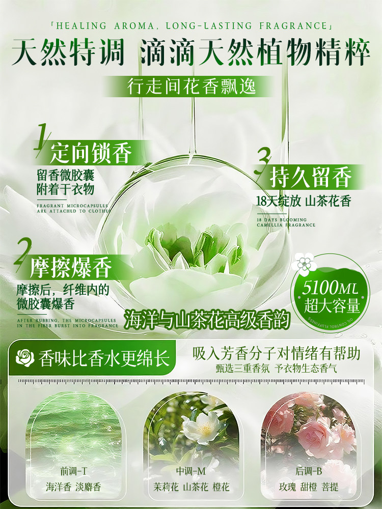 Laundry Beads, Fragrance Beads, Three-In-One, Long-Lasting Fragrance, Antibacterial, Mite Removal, Genuine Product, Official Flagship Store, Ranked First