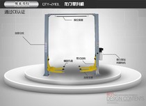 Wheel alignment gantry lift