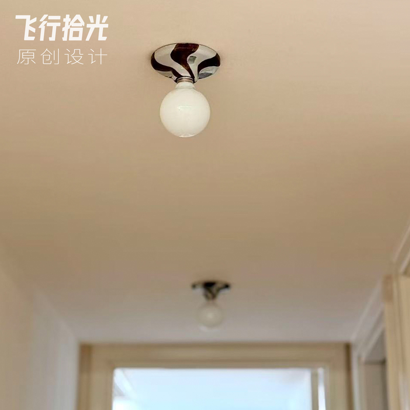 Flying Light into Silva Original Canva Ceramic Wall Lamp Hand-Painted High-End Vintage Style Ceiling Lamp