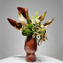 Modern light luxury simulated flower arrangement fake model room hotel club restaurant living room coffee table table flower soft decoration flower arrangement