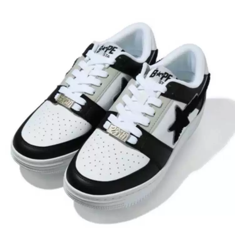 Fengyou boutique BAPE PATCHED STA LOW patch flocking star ape men's low-top casual shoes