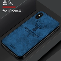 【Корпус мобильного телефона на матче】 iPhoneX-Blue