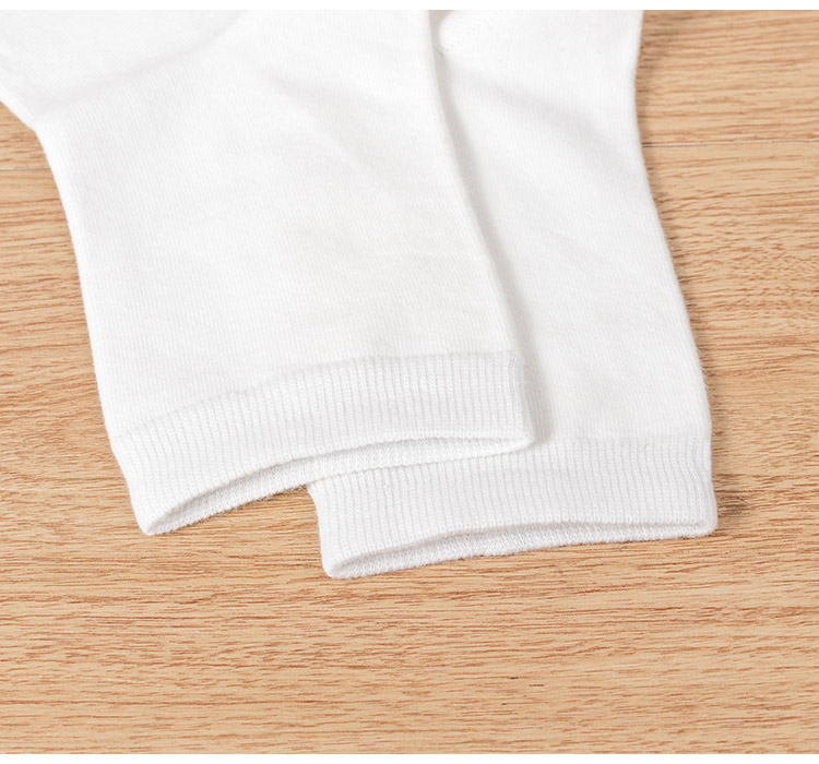 100% cotton tất nam màu rắn nam kinh doanh vớ cotton nam màu đen và trắng dày vớ nam tất ngắn cổ nam