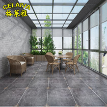 American antique brick 600x600 living room floor tile clothing store retro brick gray courtyard tile