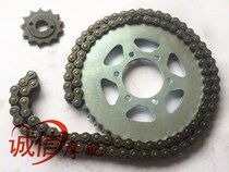 Jinlong motorcycle accessories CR5 JL150-60 Big bear size flying tooth disc set chain 3-piece chain gear chain