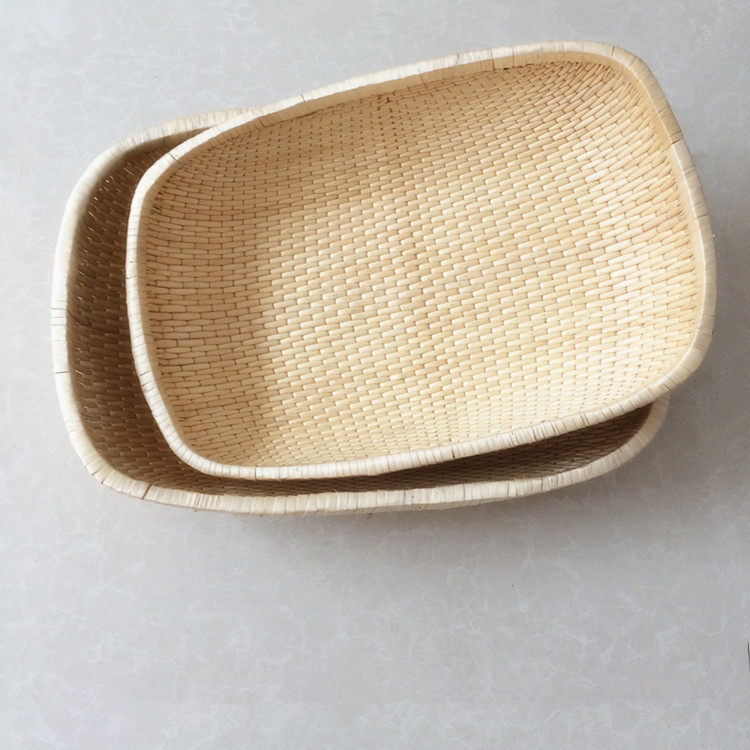 Wicker marinated vegetable storage basket steamed bread basket baked wheat cake basket chestnut basket fruit bread basket wicker basket melon seed basket handicraft