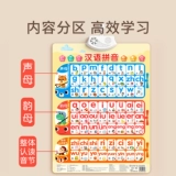 Флип-чарт на стену для тренировок, изучение китайских иероглифов, со звуком