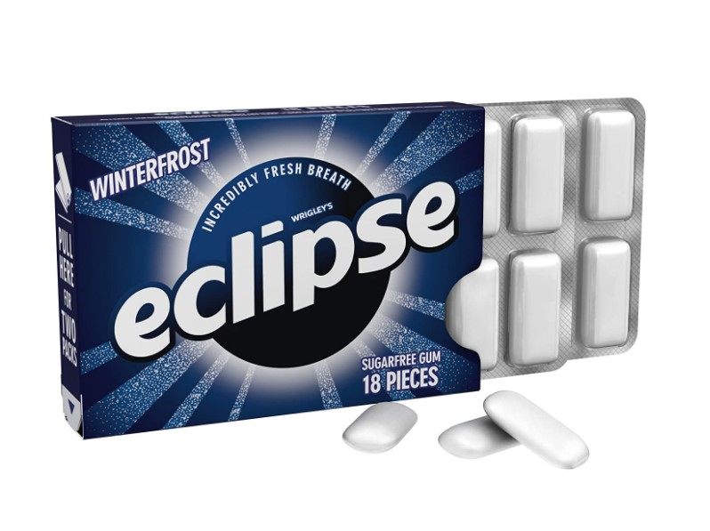 American original imported eclipse easy extreme xylitol chewing gum (WINTERFROST winter green mint)