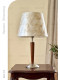 French-Style Vintage Shell Table Lamp with a High-End Feel, Shell Lampshade, Mid-Century Style, White Ash Wood Bedroom Bedside Table Lamp