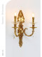Creative All-Copper Carved Wall Lamp European-Style Living Room Study Bedroom Corridor French Retro Villa Luxurious and Elegant Lighting Fixtures