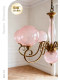 Dige French-Style Vintage Iron Art Glass Living Room Lamp Main Light American-Style Mid-Century Dining Room Chandelier Bedroom Room Lighting Fixtures