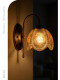 Dige French-Style Retro Painted Rose Pearl Wall Lamp for Bedroom, Living Room, and Entryway, Creative Floral Lighting Fixture