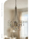 French-Style Vintage Colored Crystal Chandelier, High-End Sand Nickel Color Dining Room Chandelier, Mid-Century Style Bedroom Chandelier, Decorative Lighting Fixtures