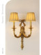 French-Style All-Copper Wall Lamp, European Retro Luxury Creative Personality Villa Living Room Bedside Bedroom Corridor Wall Light