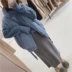 APIT. 18 mùa đông mới cashmere cảm thấy thoải mái lười biếng giản dị nửa chiều dài đan đầm chân váy công sở cao cấp Váy