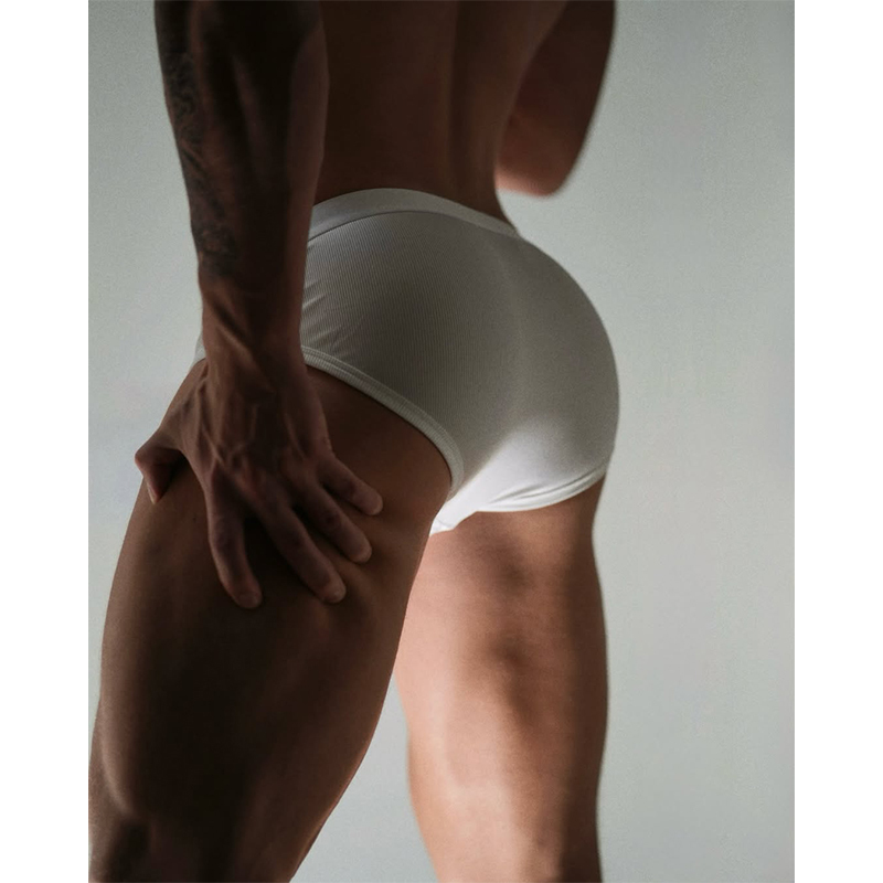 【Midnight Seduction】Enhancing Buttocks Cotton Men's Briefs Sexy Pure Desire Low Waist White 2Nd Item 50% off 【Midnight Seduction】Enhancing Buttocks Cotton Men's Briefs Sexy Pure Desire Low Waist White 2Nd Item 50% off