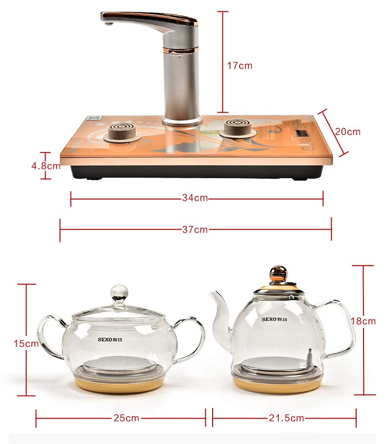 The beginning day, The new F92 pumping tea tea stove heating furnace intelligent automatic glass kettle temperature control disinfection