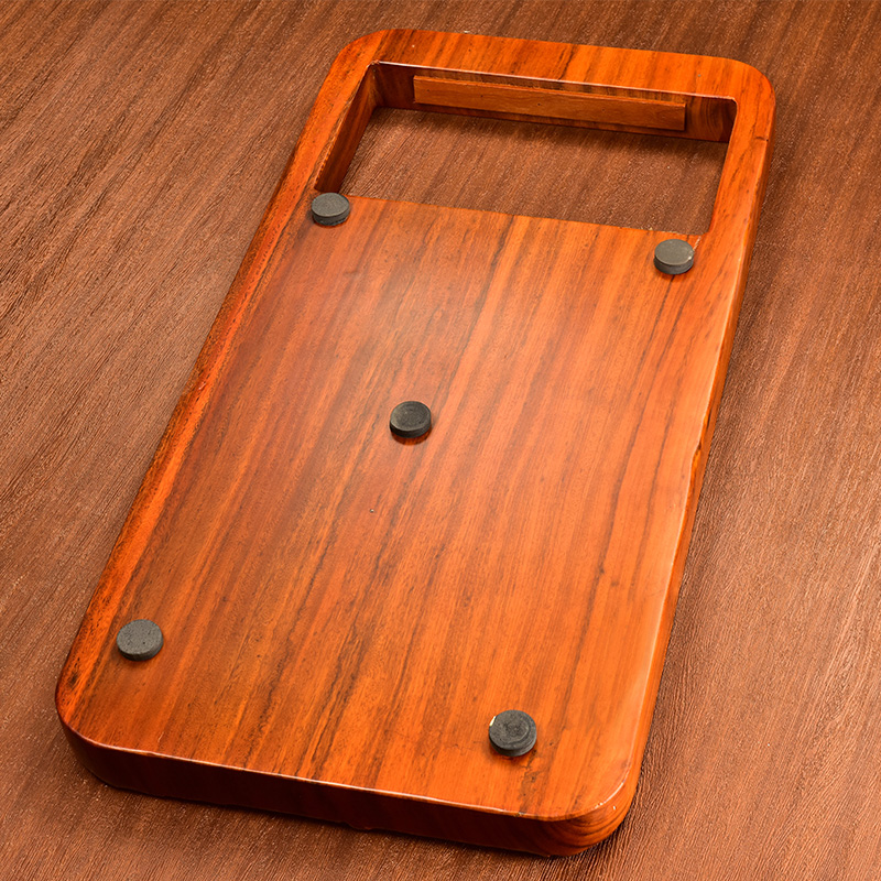 The beginning day, kung fu tea set solid wood tea tray was hua limu tea table purple sand tea set automatic electric furnace