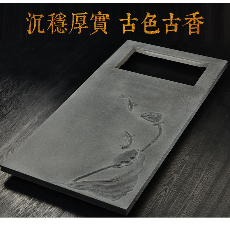 The beginning day, violet arenaceous kung fu tea set sharply stone tea tray was full of a complete set of intelligent electric tea stove four oneness automatically sheung shui