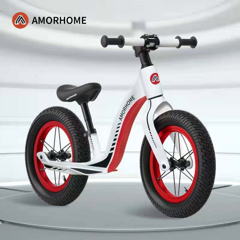 AMORHOME children's balance car pedalless magnesium alloy 2-3 years old baby sliding racing class toddler scooter