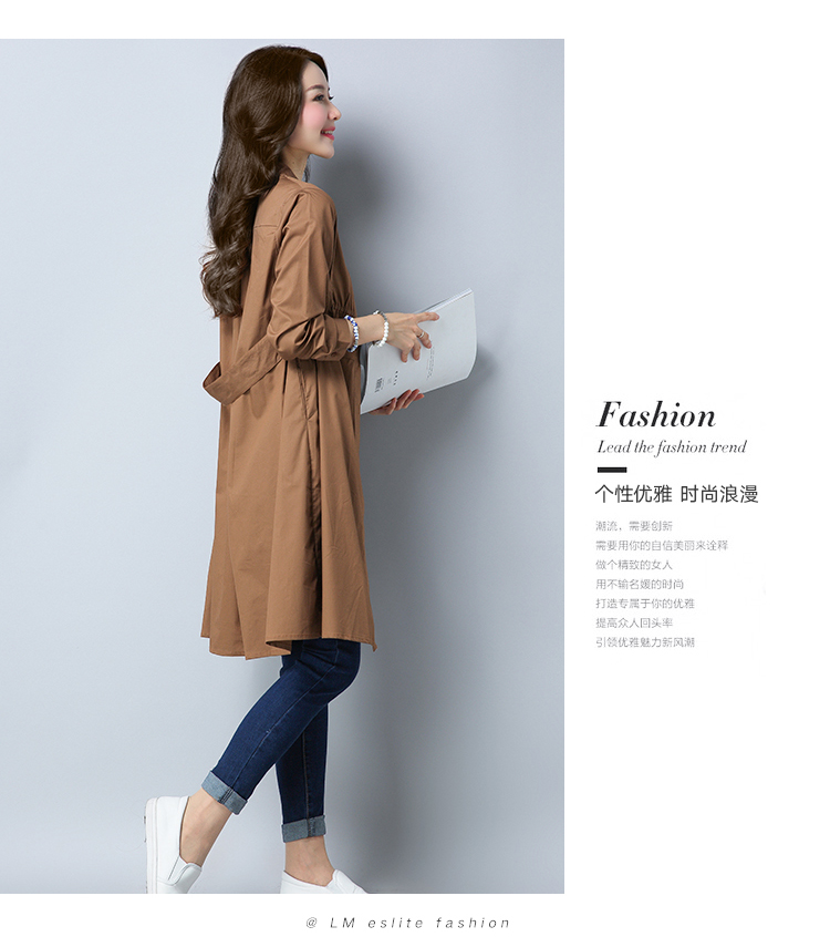 Trench pour femme EUNMSI    en Coton en Coton - Ref 3225761 Image 20