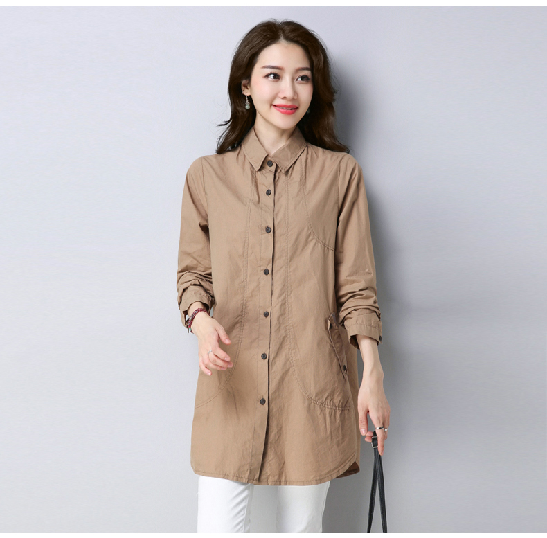 Trench pour femme EUNMSI    en Coton en Coton - Ref 3226461 Image 26