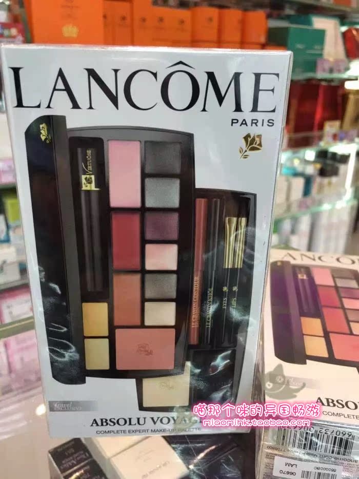 香港  Lancome/兰蔻 彩妆锦盒 套盒彩盘玫瑰限量版