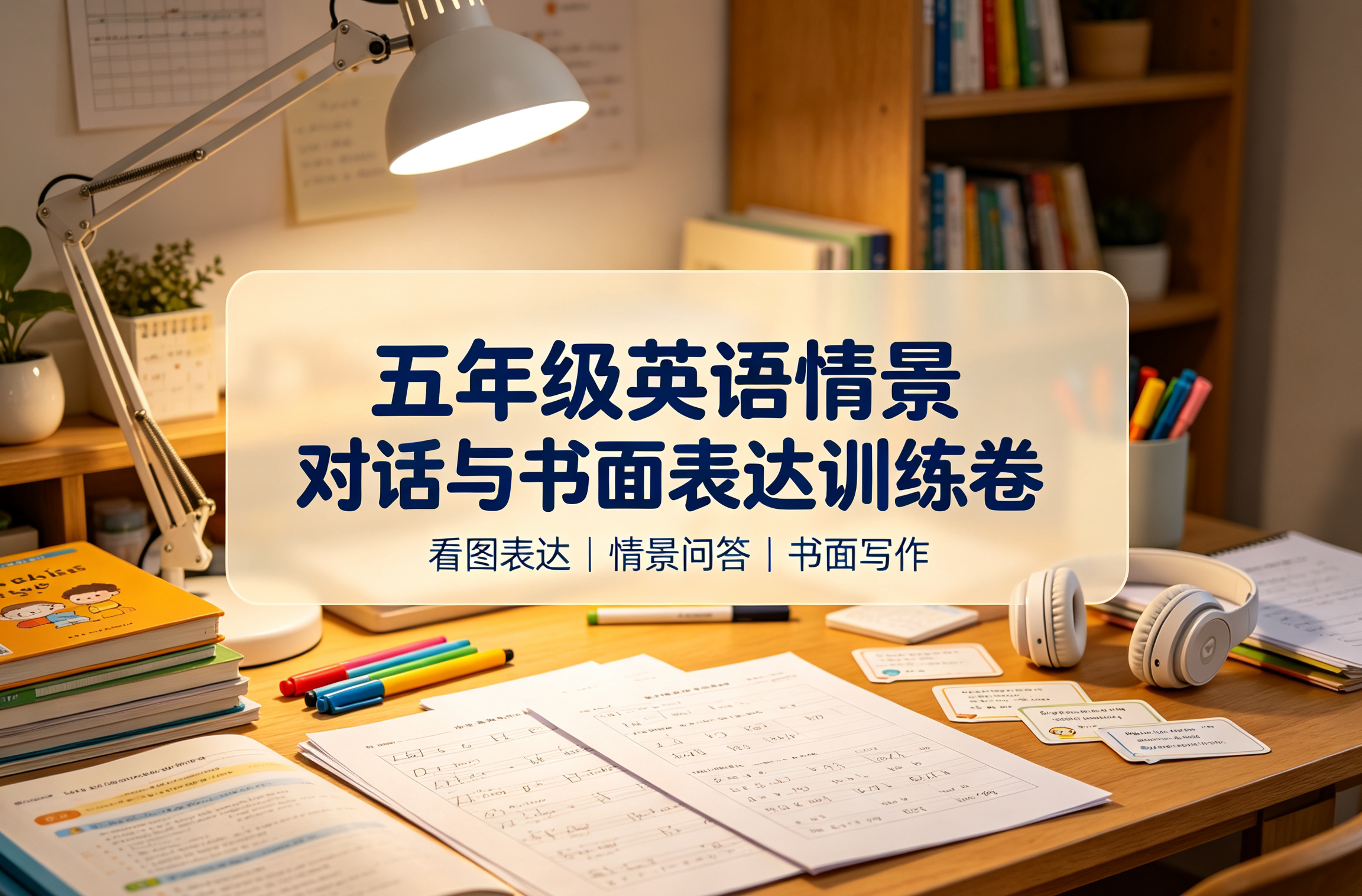 J89690五年级英语情景对话与书面表达训练卷-简创库网