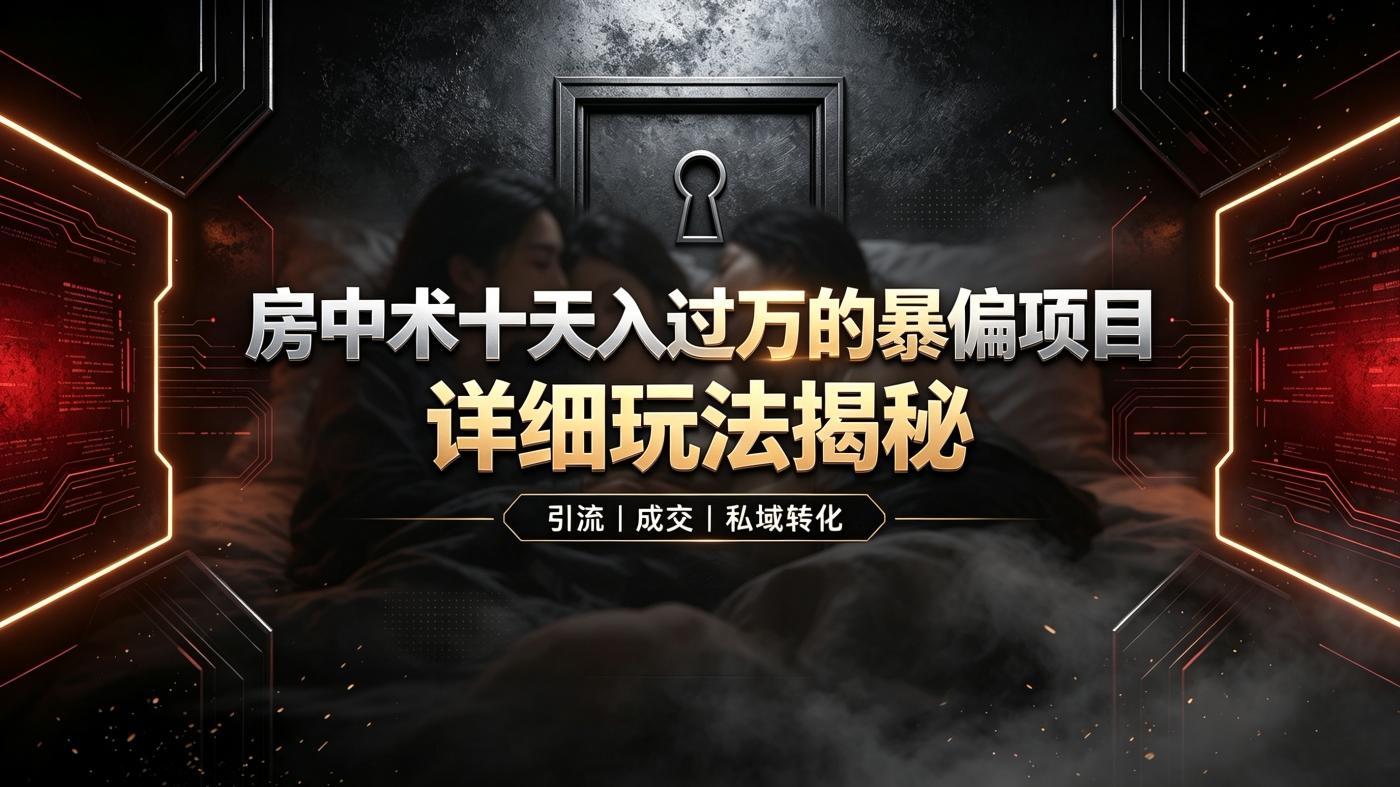 图片[1]-M658124房中术十天入过W的暴偏赛道（详细玩法揭秘）-简创库网