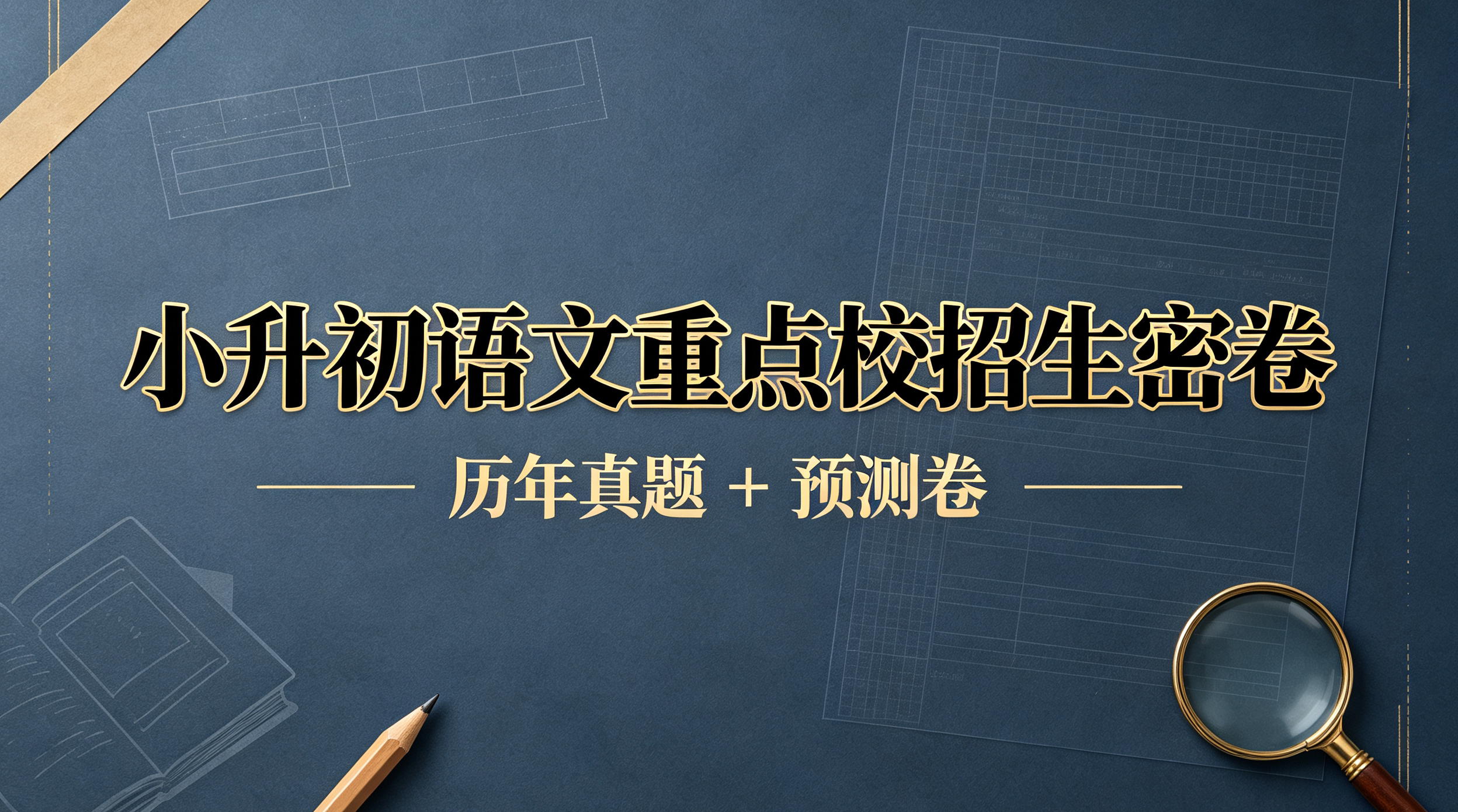 k49590小升初语文重点校招生密卷(历年真题 + 预测卷)-简创库网