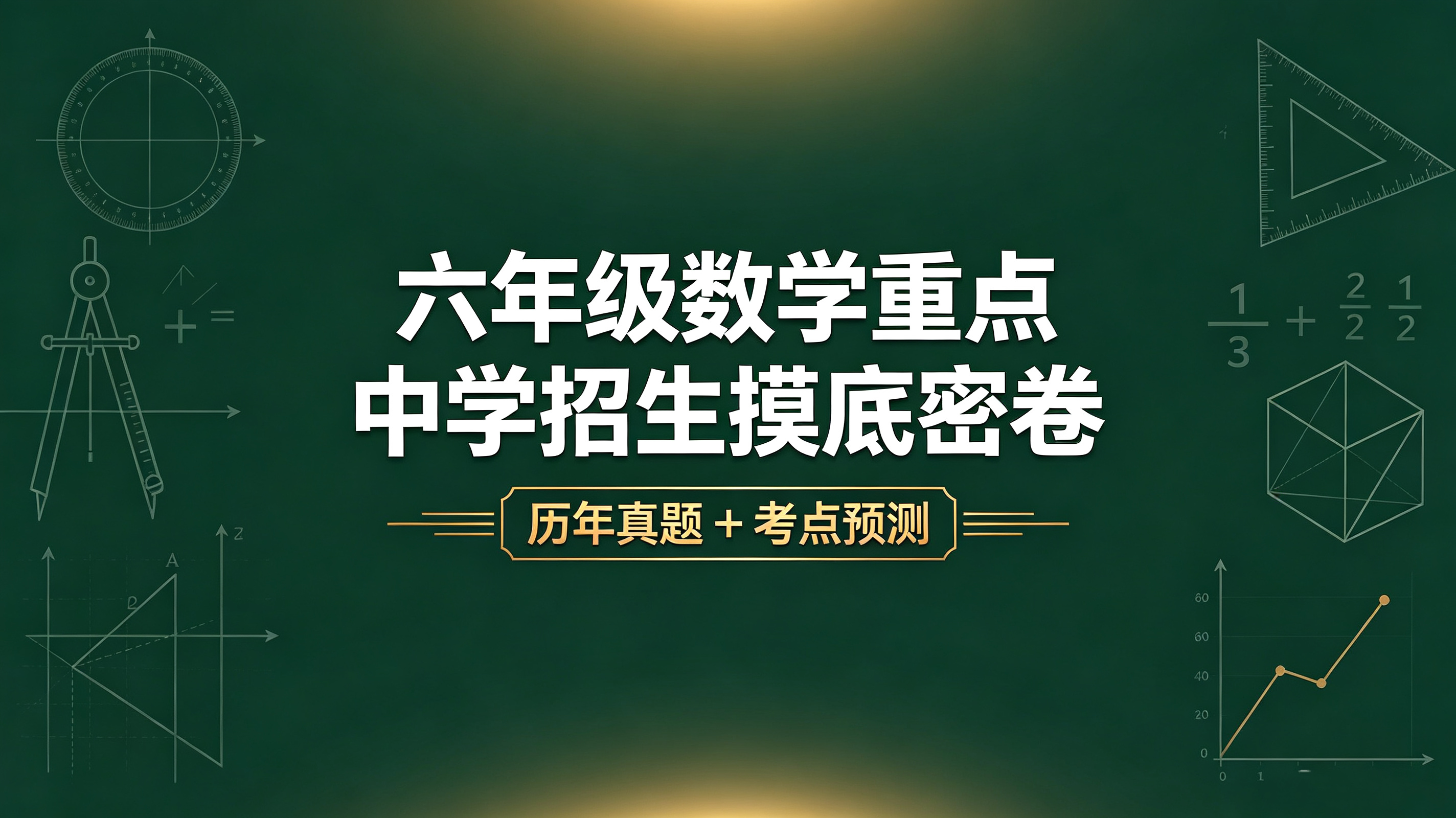 K67770六年级数学重点中学招生摸底密卷（历年真题 + 考点预测）-简创库网