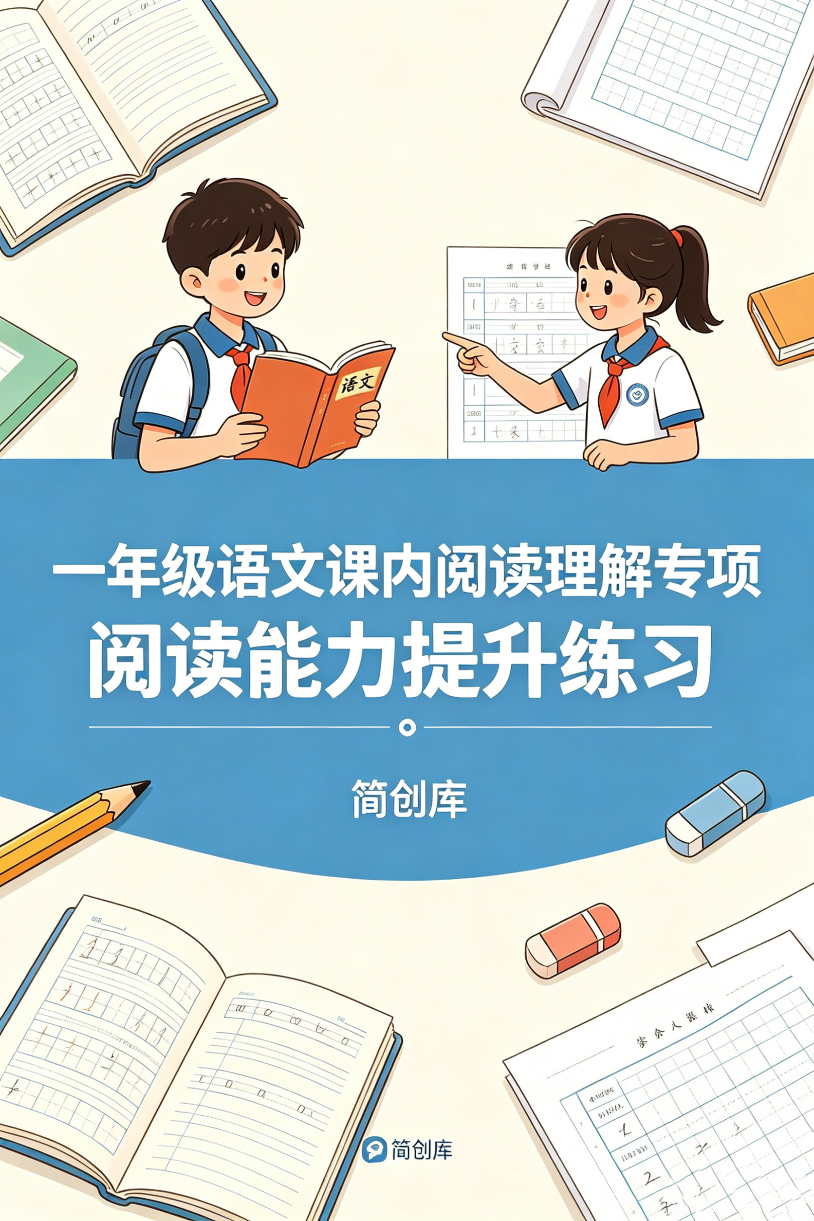 F10004一年级语文课内阅读理解专项 阅读能力提升练习-简创库网
