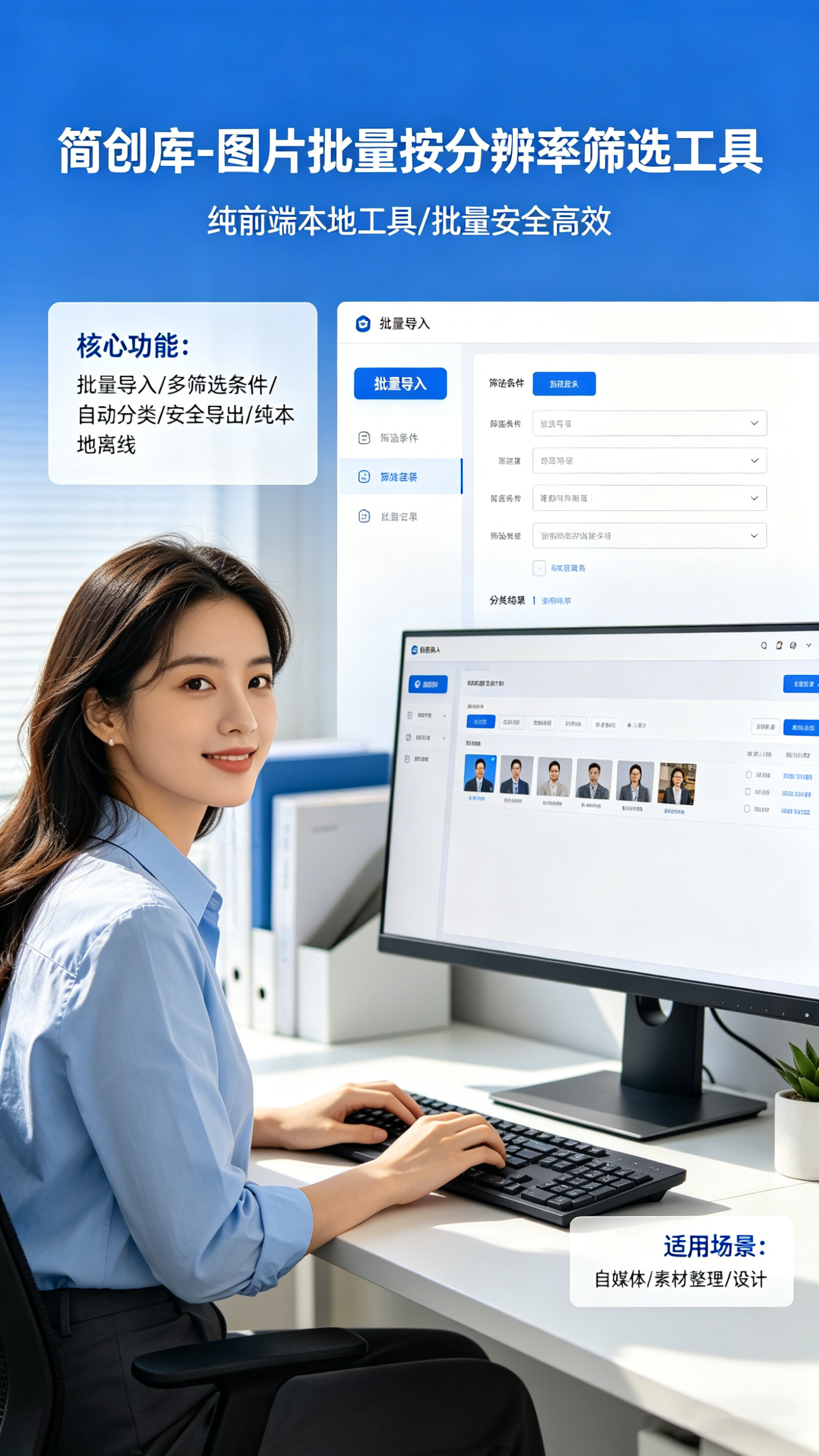 图片[2]-图片批量按分辨率筛选工具-简创库网
