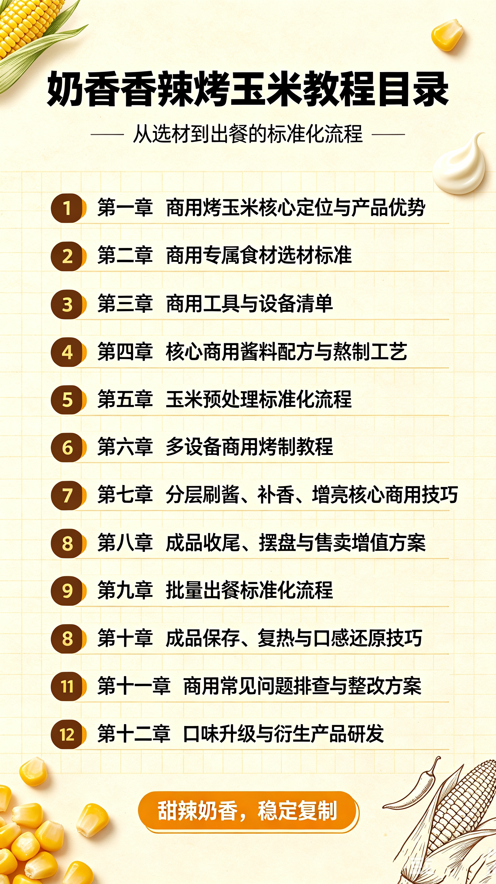 图片[2]-L67895奶香香辣烤玉米详细教程，刷酱烤制技巧，软糯香甜大人小孩都爱吃-简创库网