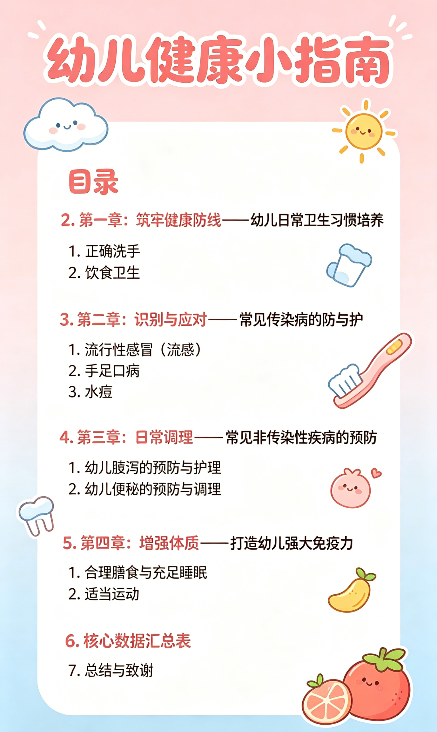 图片[2]-E1103幼儿卫生防疫健康科普知识手册 幼儿常见病预防常识教学资料-简创库网