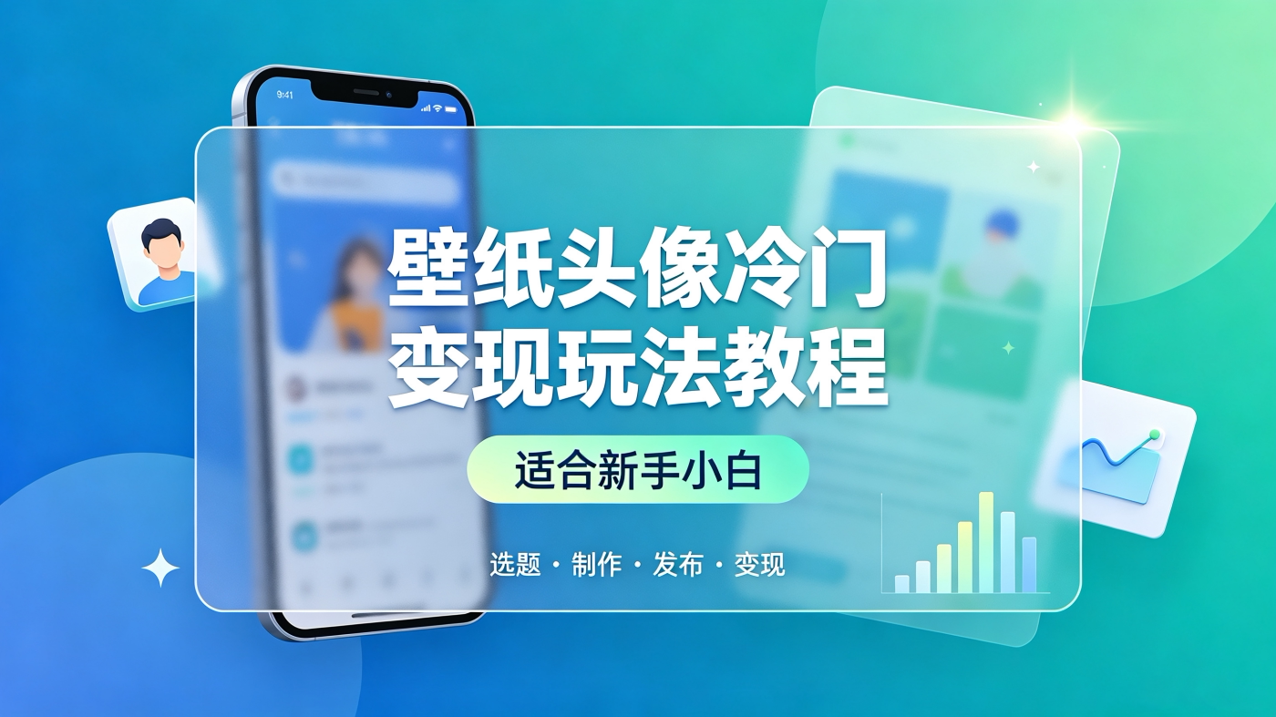 M65800壁纸头像冷门变现玩法手册教程【适合新手小白】-简创库网
