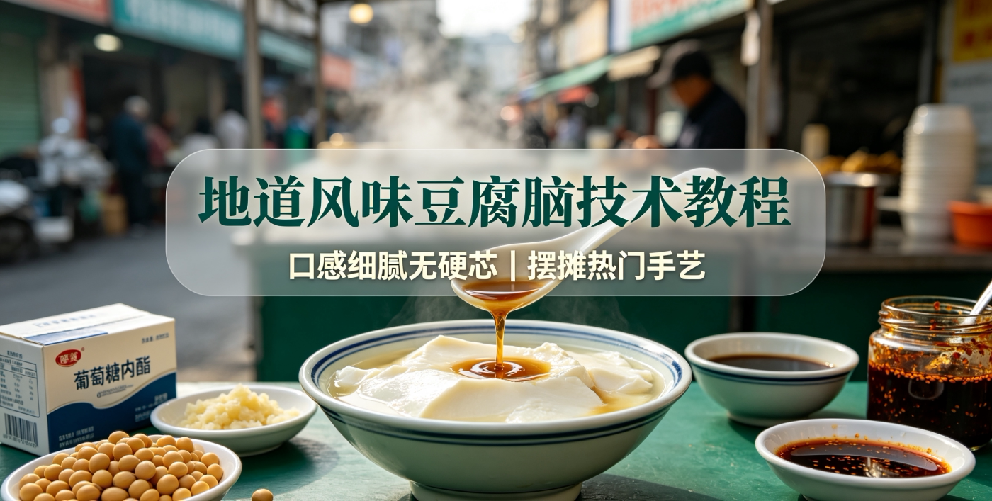 L47292地道风味豆腐脑技术教程|口感细腻无硬芯 摆摊热门手艺-简创库网