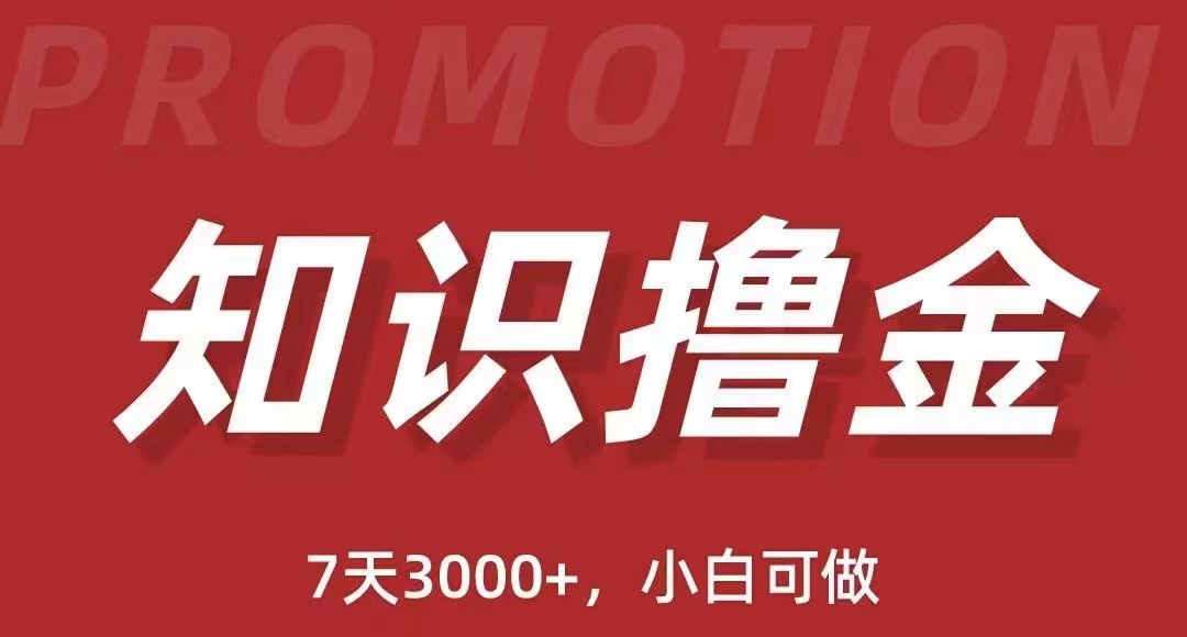图片[1]-抖音知识撸金项目教程：当天见收益！简单粗暴日入1000-暗冰资源网